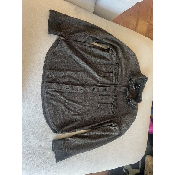 Todd Snyder Mens Knit Button-Up Shirt Jacket Large - Picture 1 of 3